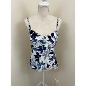 Croft & Barrow Multicolor Swim Top Size 14